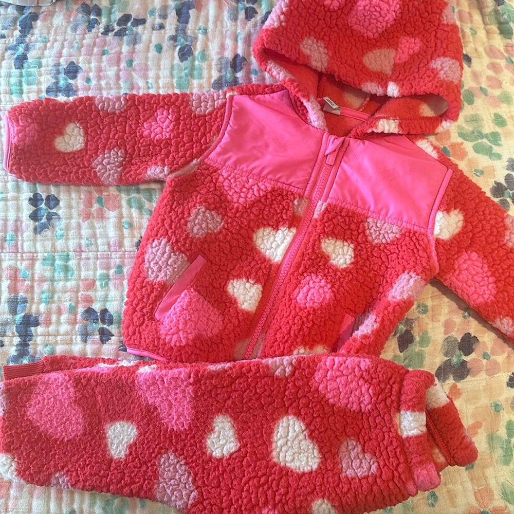 Girls Heart Warm Set